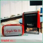 Khắc dấu tên màu xanh hay dấu tên màu đỏ cho cá nhân