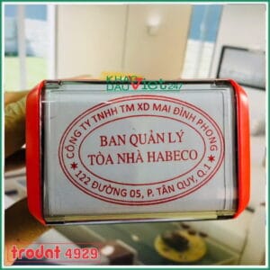 Con dấu ban quản lý chung cư