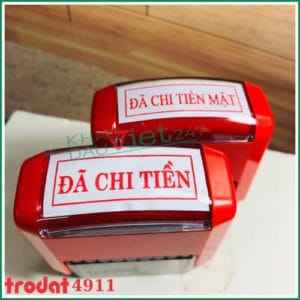 Dấu đã chi tiền