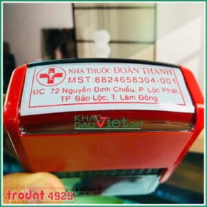 Con dấu vuông nhà thuốc